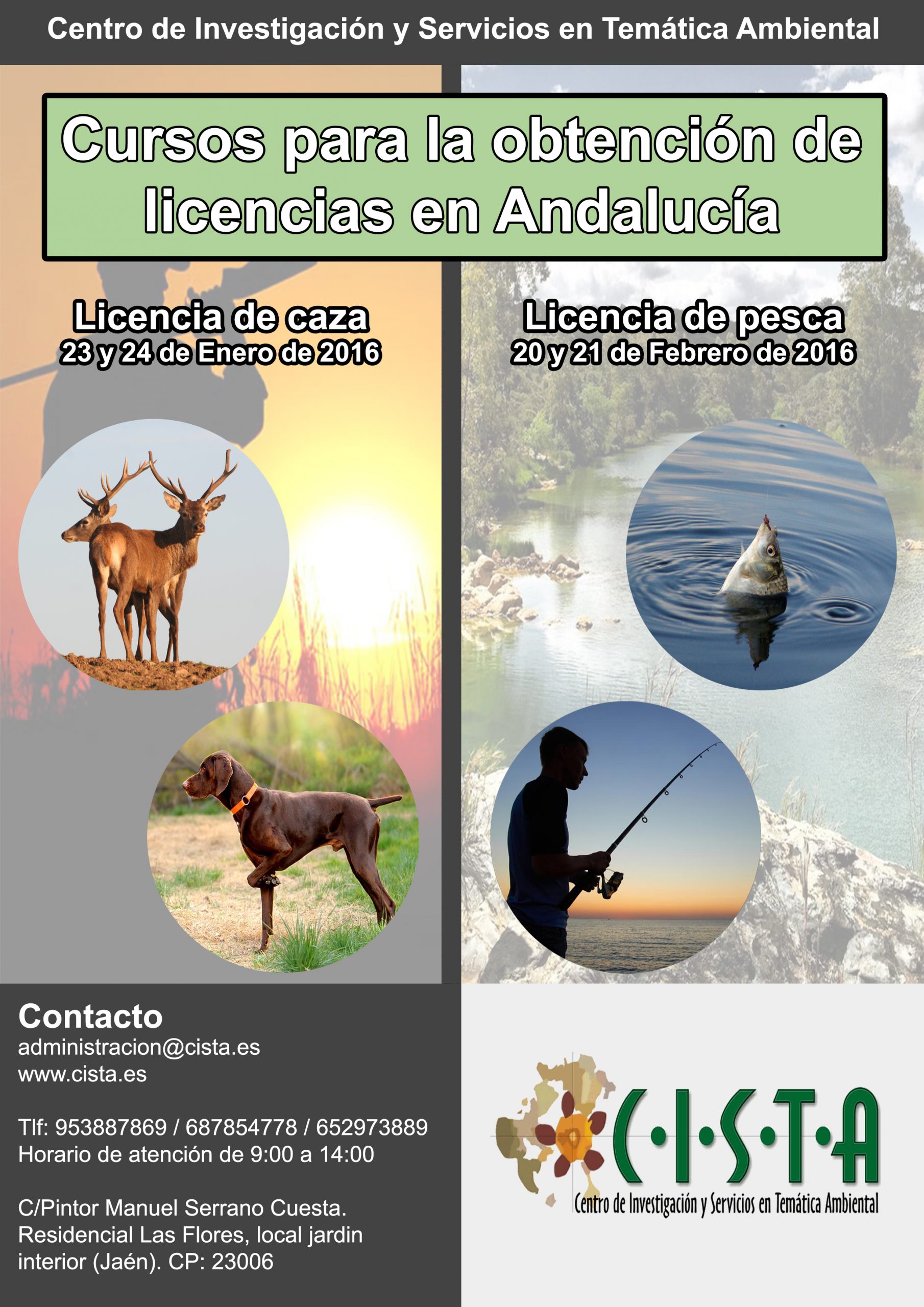 Nuevos cursos para la obtención de licencias de Caza y Pesca continental CISTA Centro de