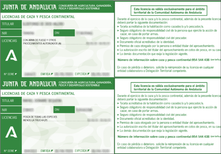 Tramitación de licencias de caza y pesca continental CISTA Centro de Investigación y